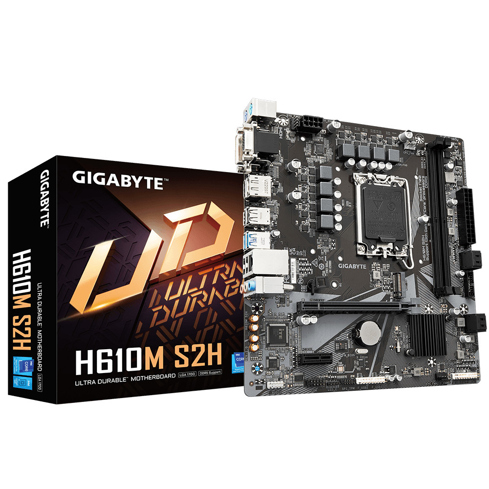 Placa de baza GIGABYTE H610M S2H "H610M S2H"