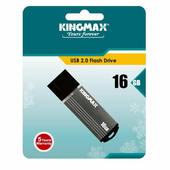 MEMORIE USB 16GB KINGMAX USB 2.0 cu capac, gri "KM16GMA06D"