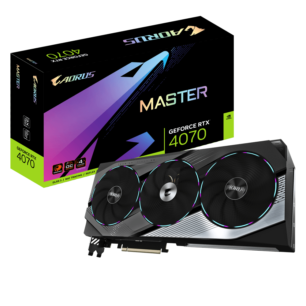 GB AORUS GeForce RTX 4070 MASTER 12G "N4070AORUS M-12GD"