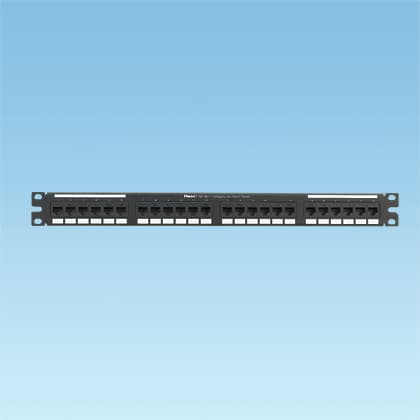 PANDUIT 19 24 port 1U NetKey Category 5e preloaded 110 style punchdown patch panel Ro "NK5EPPG24Y"