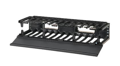 PANDUIT NMF2 NetManager HC Horizontal Single Sided Manager 2U Black "NMF2"