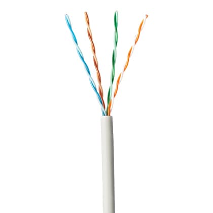 PANDUIT PUL5504WH-EY Copper Cable Cat 5e 4-Pair 24 AWG UTP LSZH Euroclass Dca-s2-d2-a1 White 305m "PUL5504WH-EY"