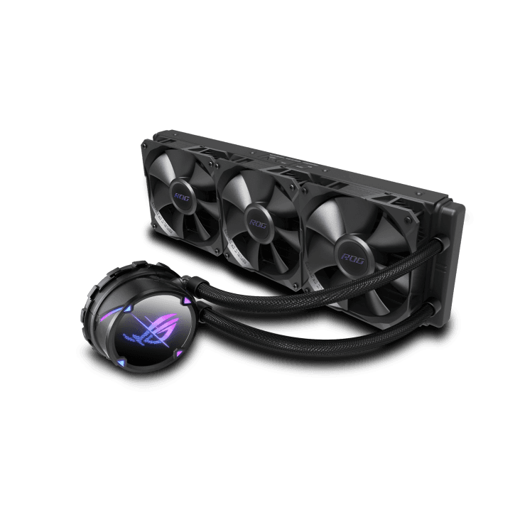 Cooler Asus "STRIX LC II 360", skt universal, racire cu lichid, ventilator 120 mm x 3, 2500 rpm, "STRIX LC II 360"