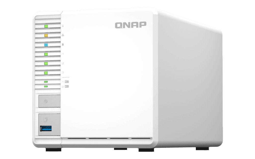 NAS QNAP 364 3BAY 2.9GHZ 8GB TWR SATA "TS-364-8G"