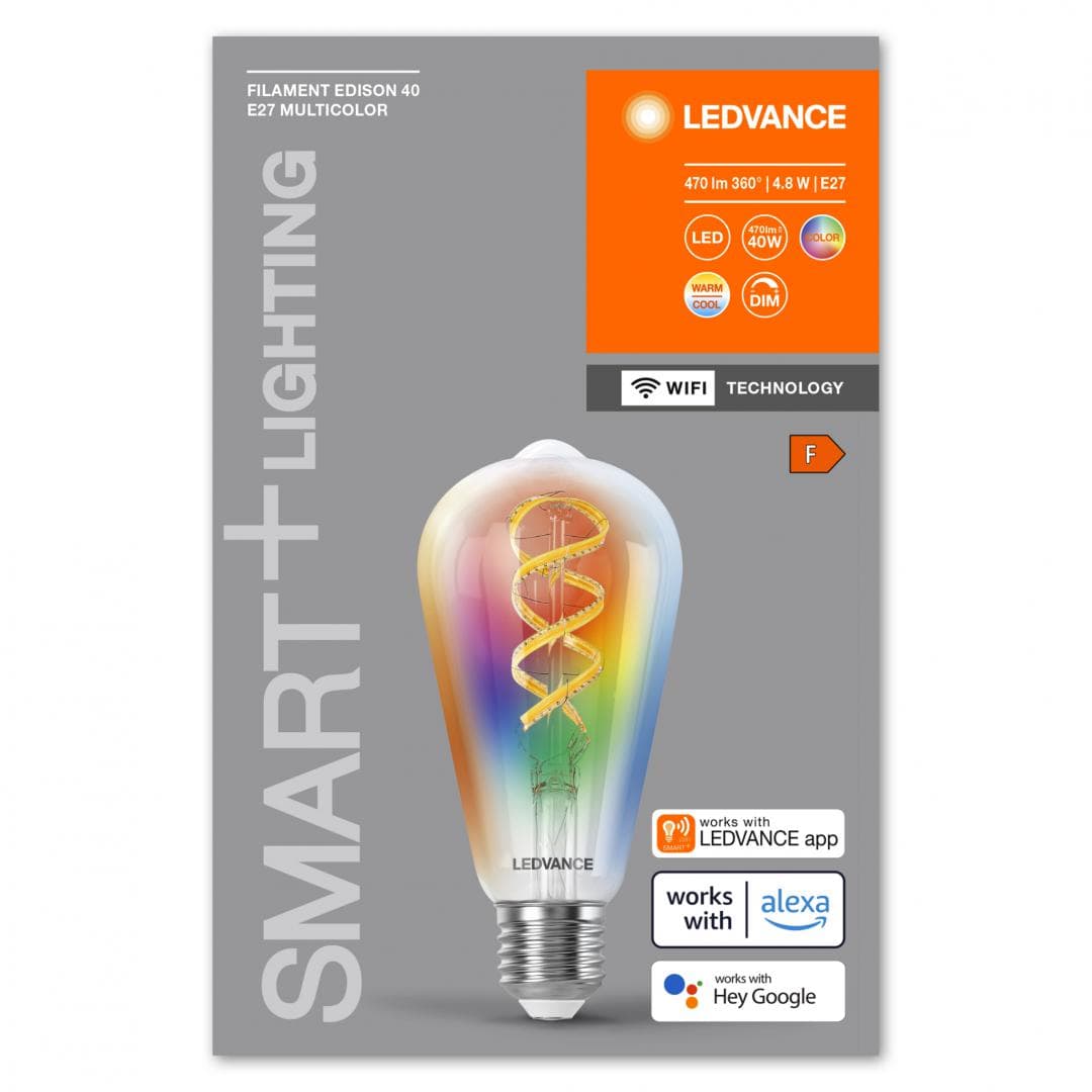 SMTWFE40D4,8W/827230VFILRGBTWE27FS1LEDV "000004058075777873" — miniatură