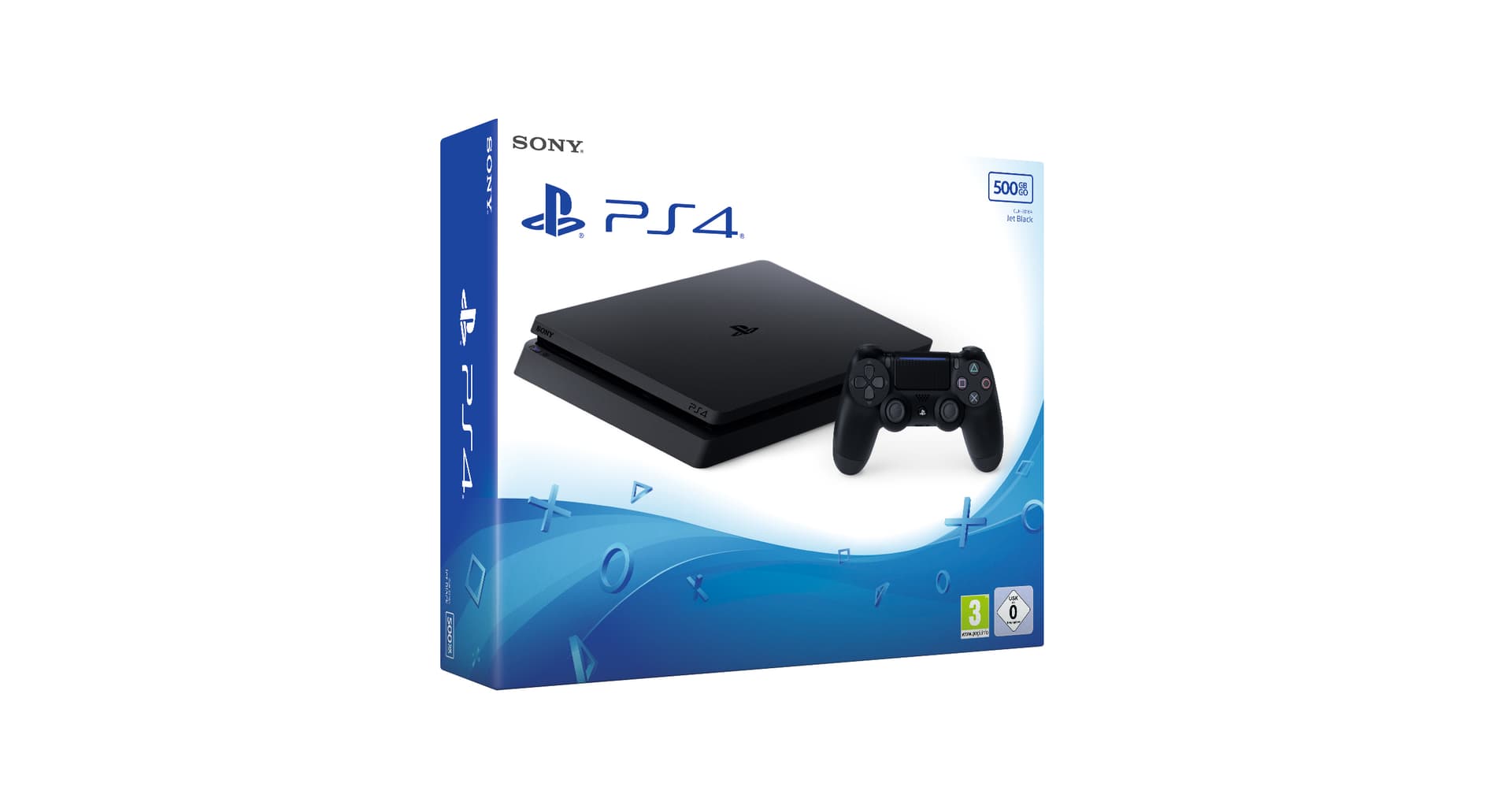 Consola Sony PlayStation 4 (PS4) Slim 500GB 158982 / 159992 / 162617 / 46500271 — miniatură