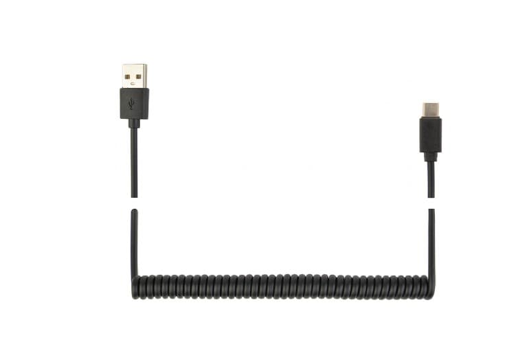 CABLU alimentare si date GEMBIRD, pt. smartphone, USB 2.0 (T) la USB 2.0 Type-C (T), 1.8m, spiralat, negru, "CC-USB2C-AMCM-6"