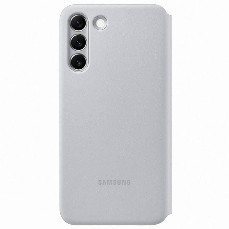 Galaxy S22; Smart LED View Cover; Light Gray "EF-NS901PJEGEE" — miniatură