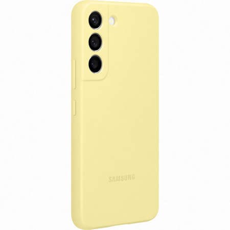 Galaxy S22; Silicone Cover; Yellow "EF-PS901TYEGWW" — miniatură