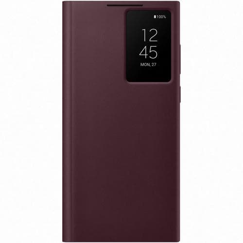 Galaxy S22; Smart Clear View Cover; Burgandy "EF-ZS901CEEGEE" — miniatură