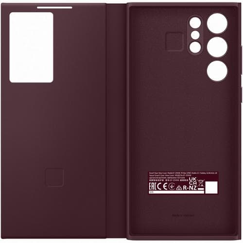 Galaxy S22; Smart Clear View Cover; Burgandy "EF-ZS901CEEGEE" — miniatură