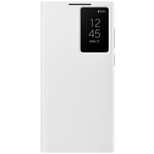 Galaxy S22 Ultra; Smart Clear View Cover; White "EF-ZS908CWEGEE"