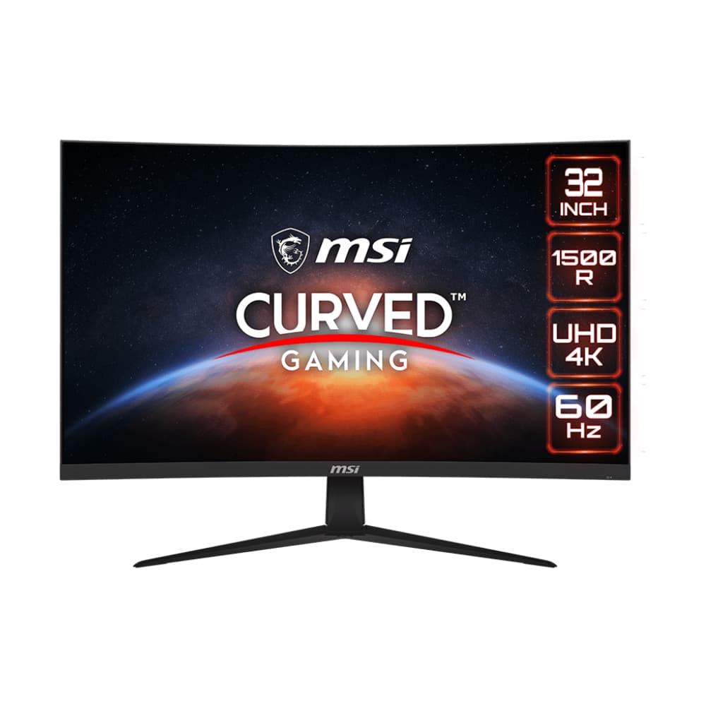 MSI G321CUV 31.5inch VA UHD Curve 1500R 250cd/m2 60Hz 5ms HDMIx2 DP "G321CUV"
