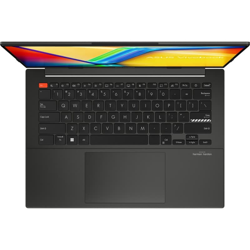 Asus|S5404VA-M9065X|NOTEBOOK|14.5 inch|2.8K 2880 x 1800 OLED|Intel Core i9|13900H|2.6 GHz|16 GB|SSD 1 TB|Wireless|BTa | 1xHDMI| 1.5 kg|WIN 11 Pro|Midnight Black "S5404VA-M9065X" ( — miniatură