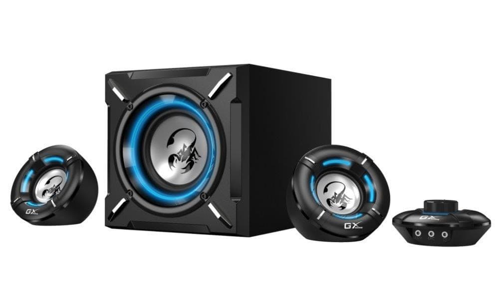 BOXE GENIUS 2.1, RMS: 26W (2 x 5W + 1 x 16W), black, "SW-G2.1 1000" "31730043400"