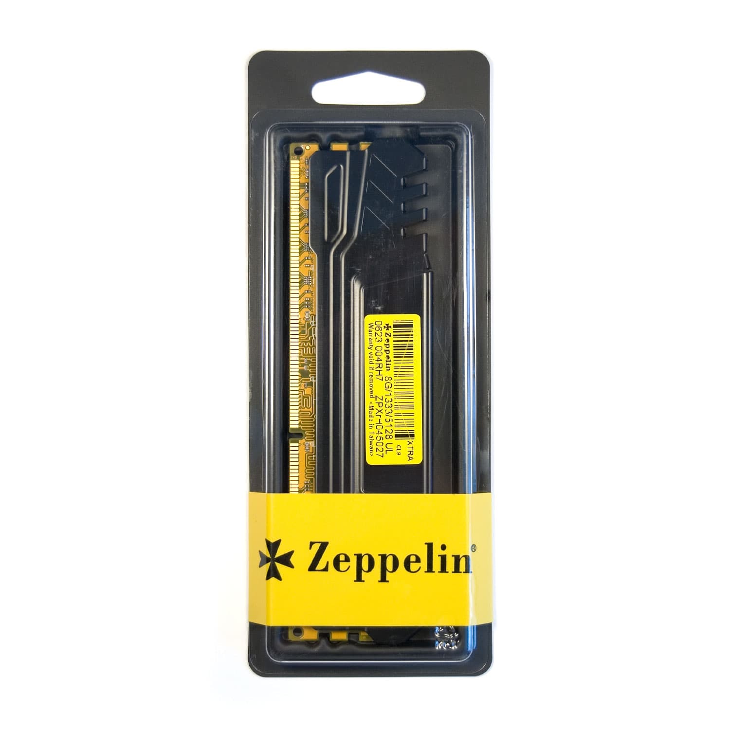 MEMORIE DDR  Zeppelin DDR3  8GB frecventa 1333 MHz, 1 modul, radiator, retail "ZE-DDR3-8G1333-RD"