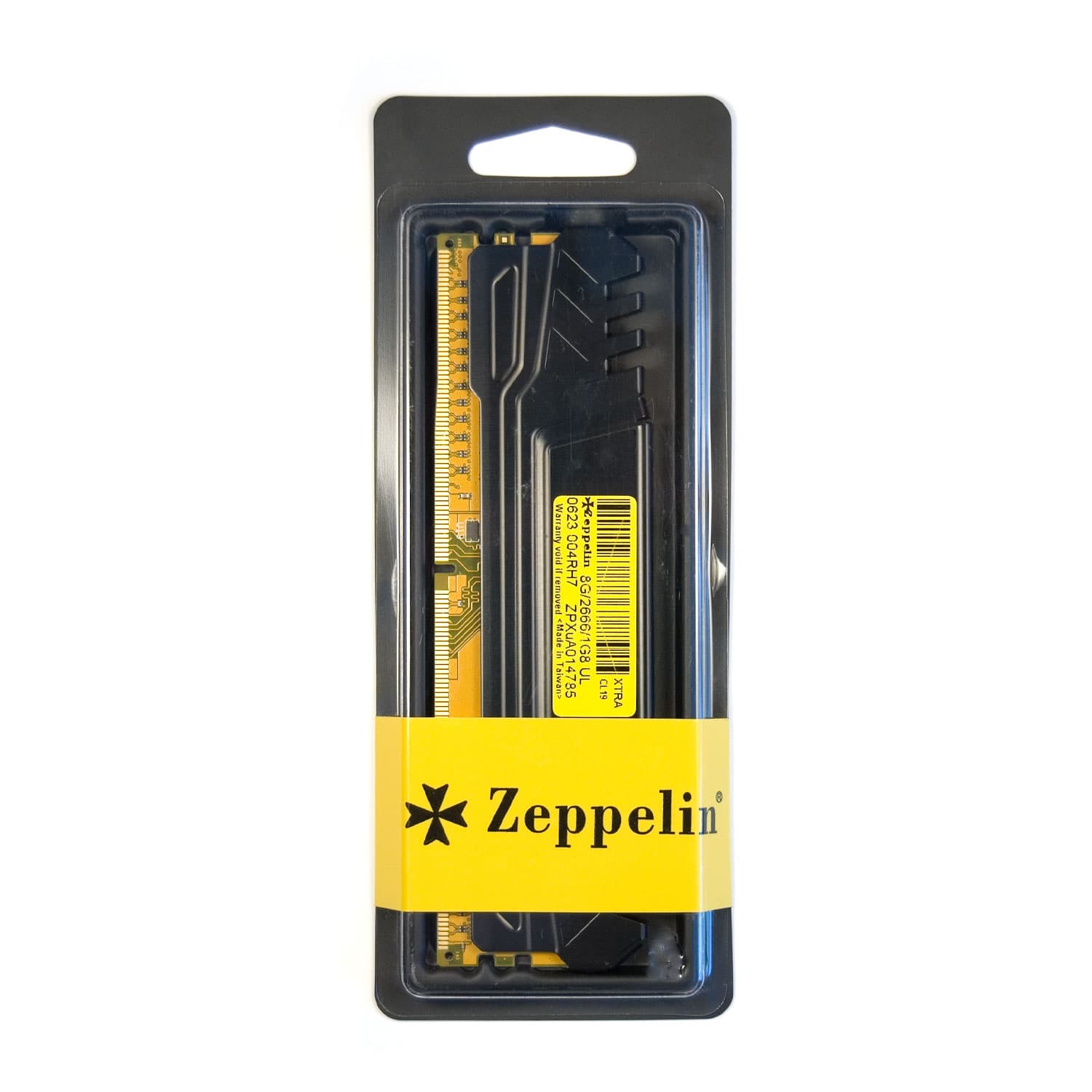 MEMORIE DDR Zeppelin DDR4 8GB frecventa 2666 MHz, 1 modul, radiator, retail "ZE-DDR4-8G2666-RD"
