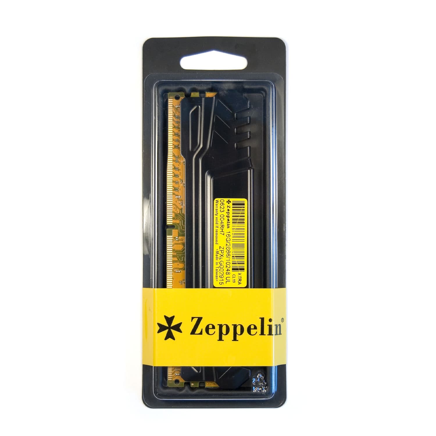 MEMORIE DDR Zeppelin DDR4 16GB frecventa 2666 MHz, 1 modul, radiator, retail "ZE-DDR4-16G2666-RD"