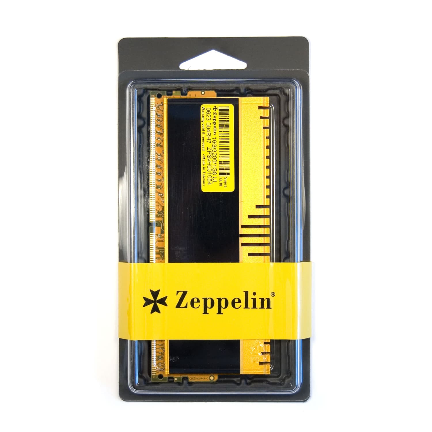 Memorie DDR Zeppelin DDR4 Gaming 16GB frecventa 3200 MHz, 1 modul, radiator, retail "ZE-DDR4-16G3200-RD-GM"