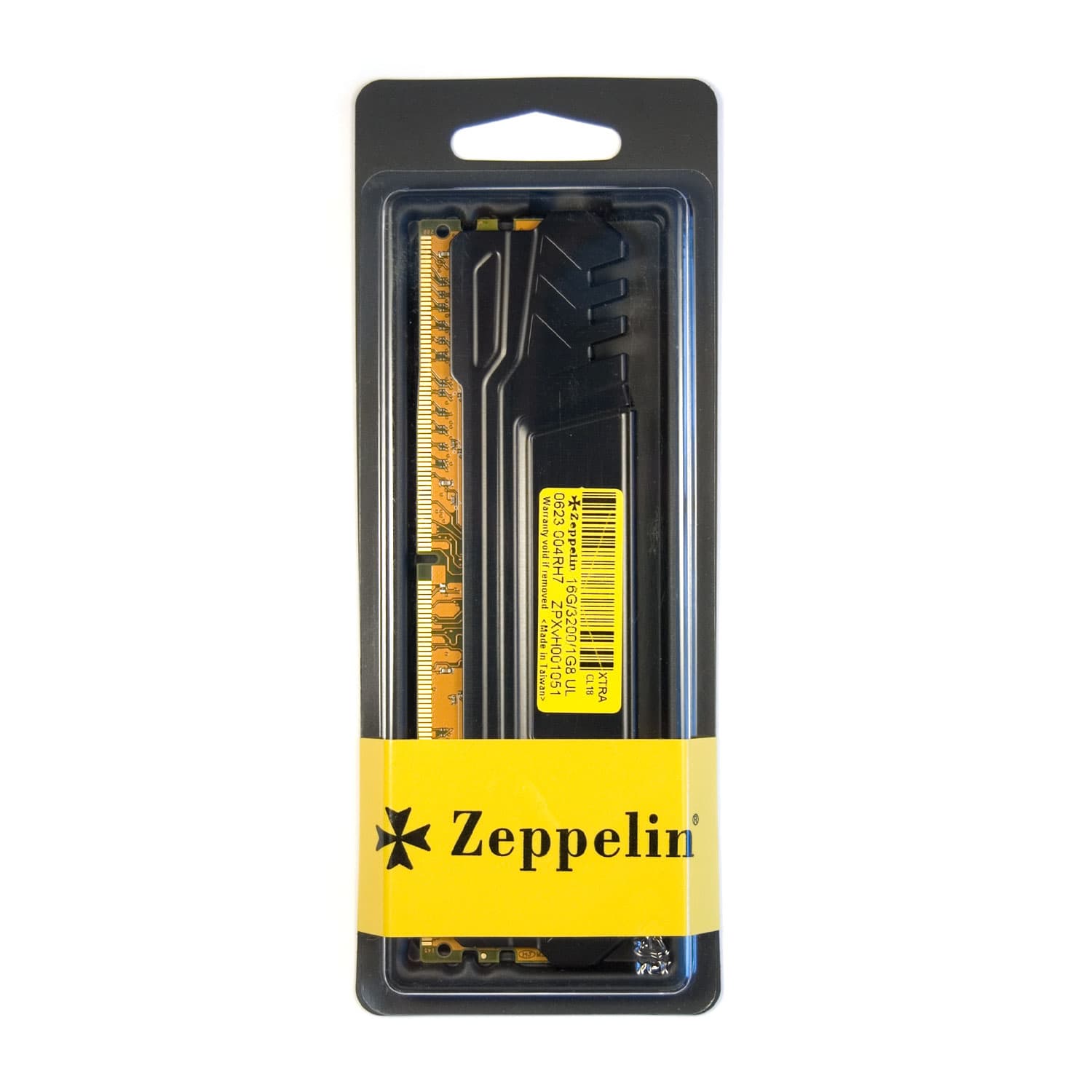 MEMORIE DDR  Zeppelin DDR4 16GB frecventa 3200 MHz, 1 modul, radiator, retail "ZE-DDR4-16G3200-RD"