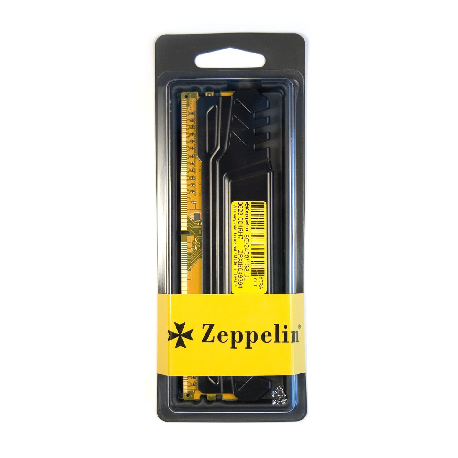 MEMORIE DDR Zeppelin DDR4 8GB frecventa 2400 MHz, 1 modul, radiator, retail "ZE-DDR4-8G2400-RD"