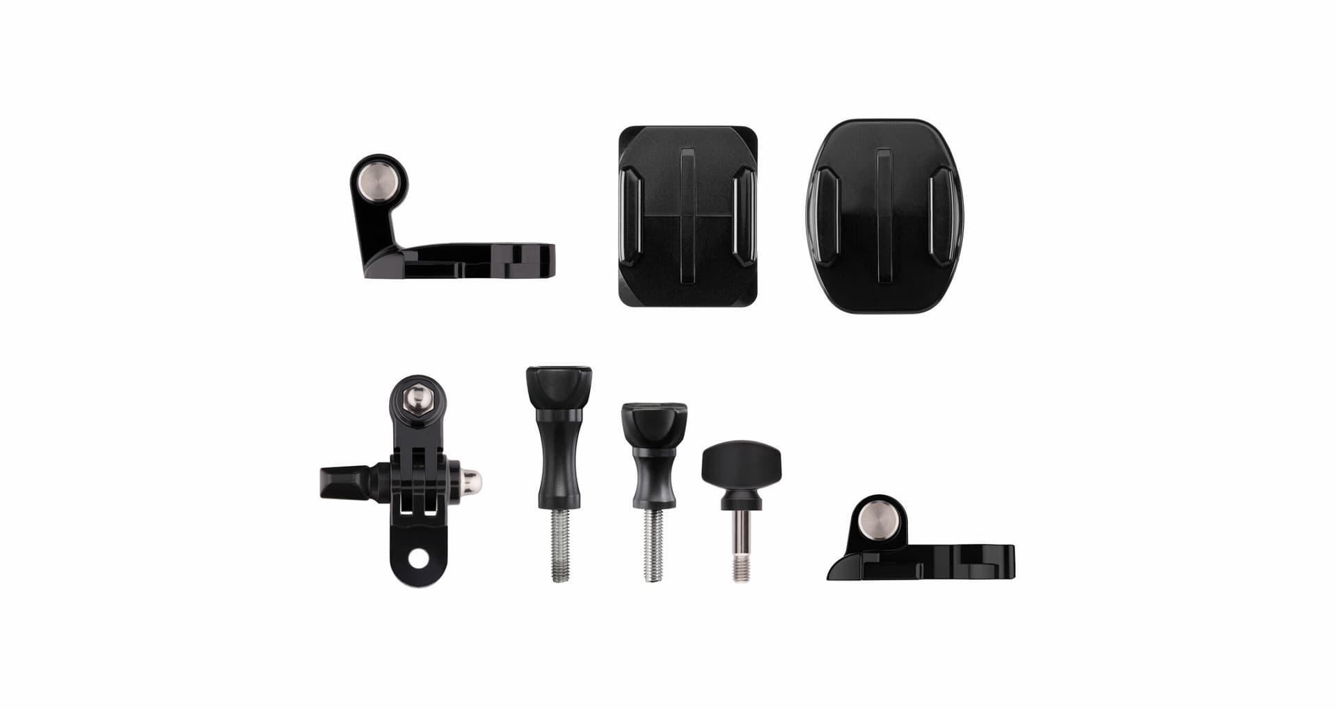 Kit accesorii GoPro, Inclus: 2x prinderi adezive2x prinderi rapide, 3x suruburi, 1x prindere "AGBAG-002"