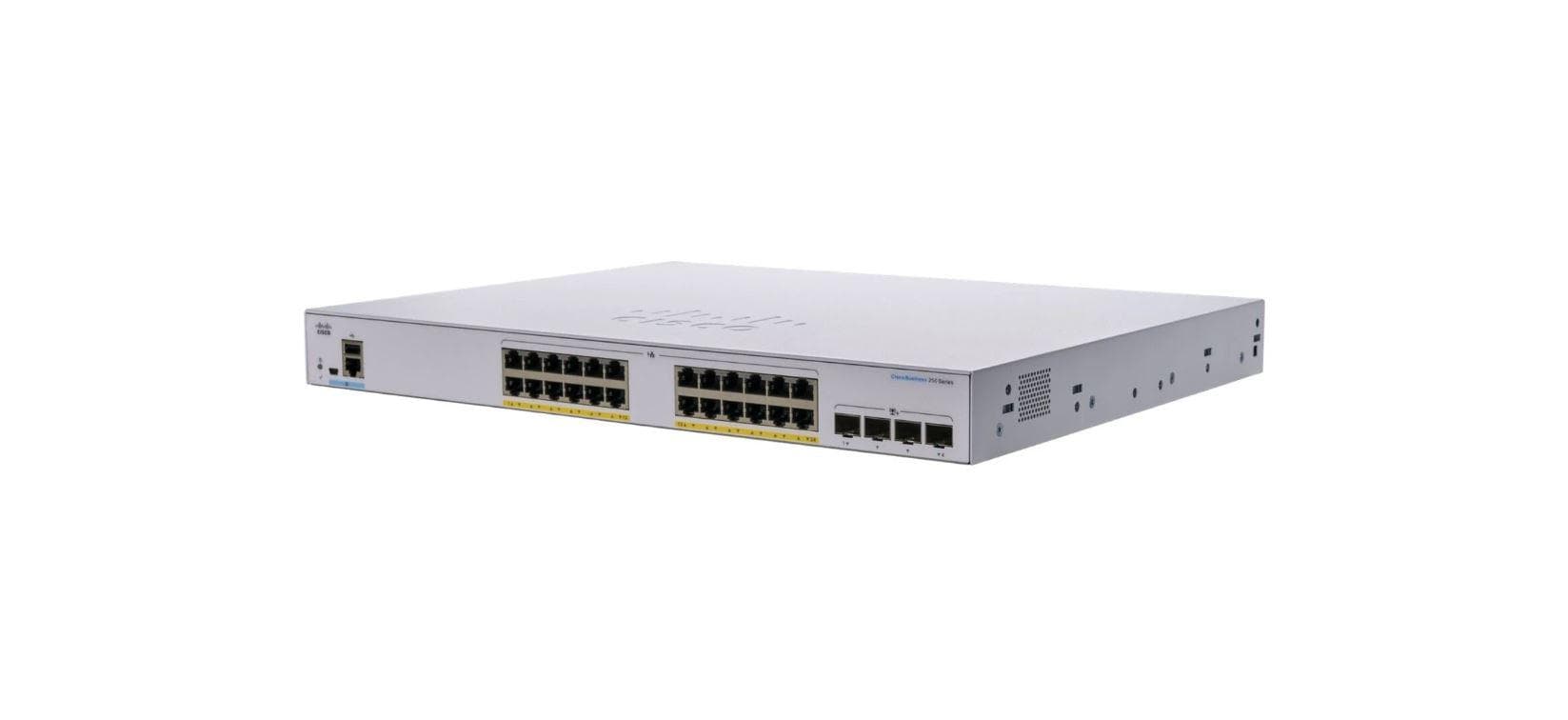 CISCO CBS250-24FP-4X 24GB 4SFP SW POE "CBS250-24FP-4X"