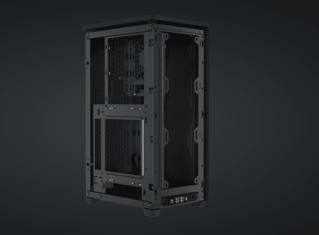 CR iCUE 2000D AIRFLOW MINI-ITX BK "CC-9011244-WW" — miniatură