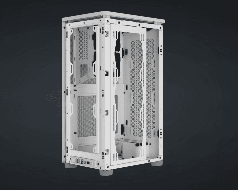 CR iCUE 2000D AIRFLOW MINI-ITX WH "CC-9011245-WW" — miniatură