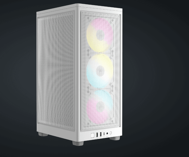 CR iCUE 2000D AIRFLOW RGB MINI-ITX WH "CC-9011247-WW"