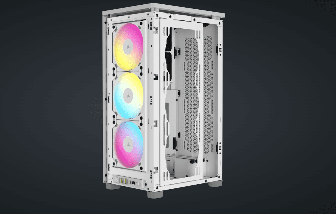 CR iCUE 2000D AIRFLOW RGB MINI-ITX WH "CC-9011247-WW" — miniatură
