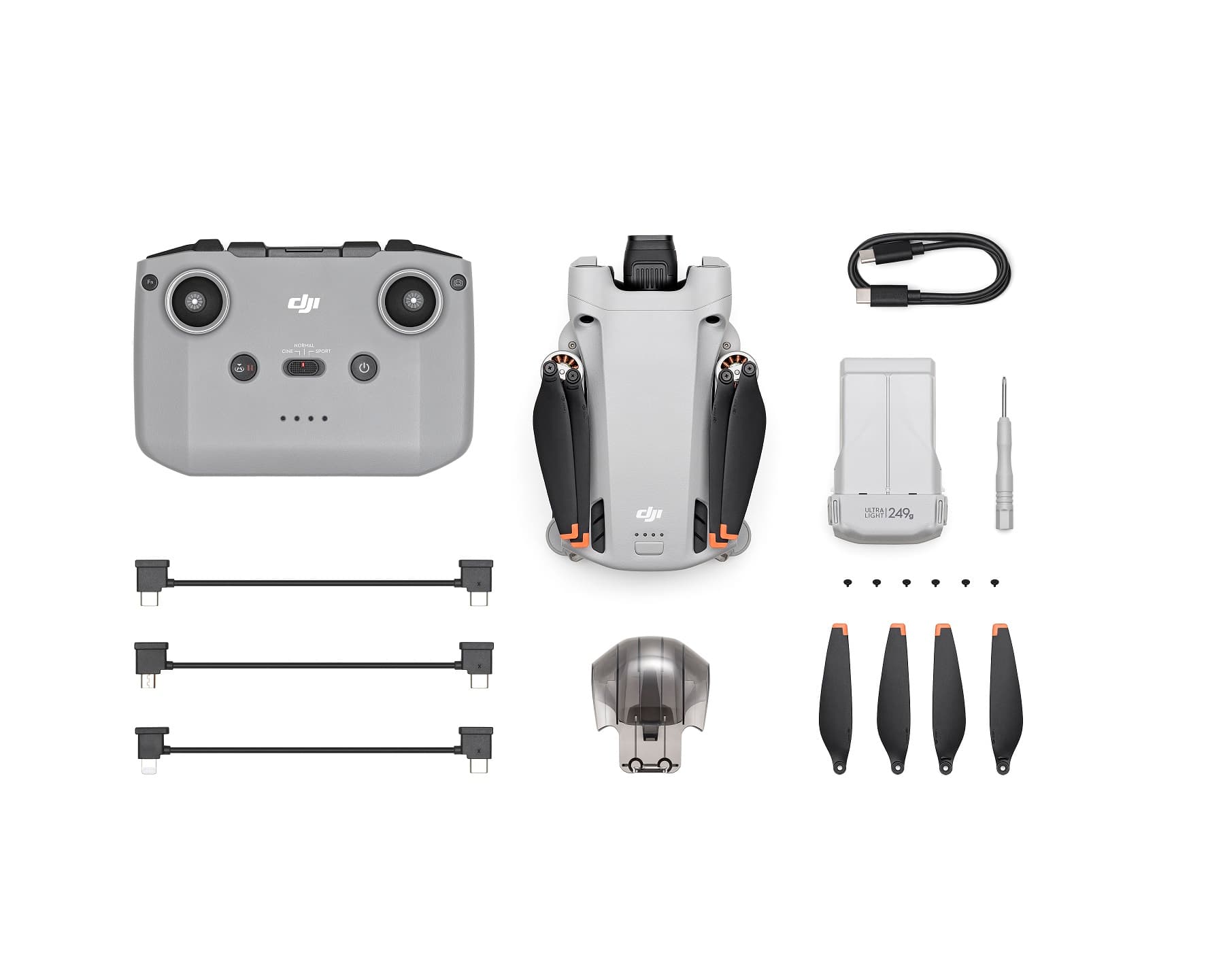 Drona DJI Mini 3 PRO, 48MP, 4K60Gimbal 3 axe, autonomie 34 min, 249g "CP.MA.00000488.01"