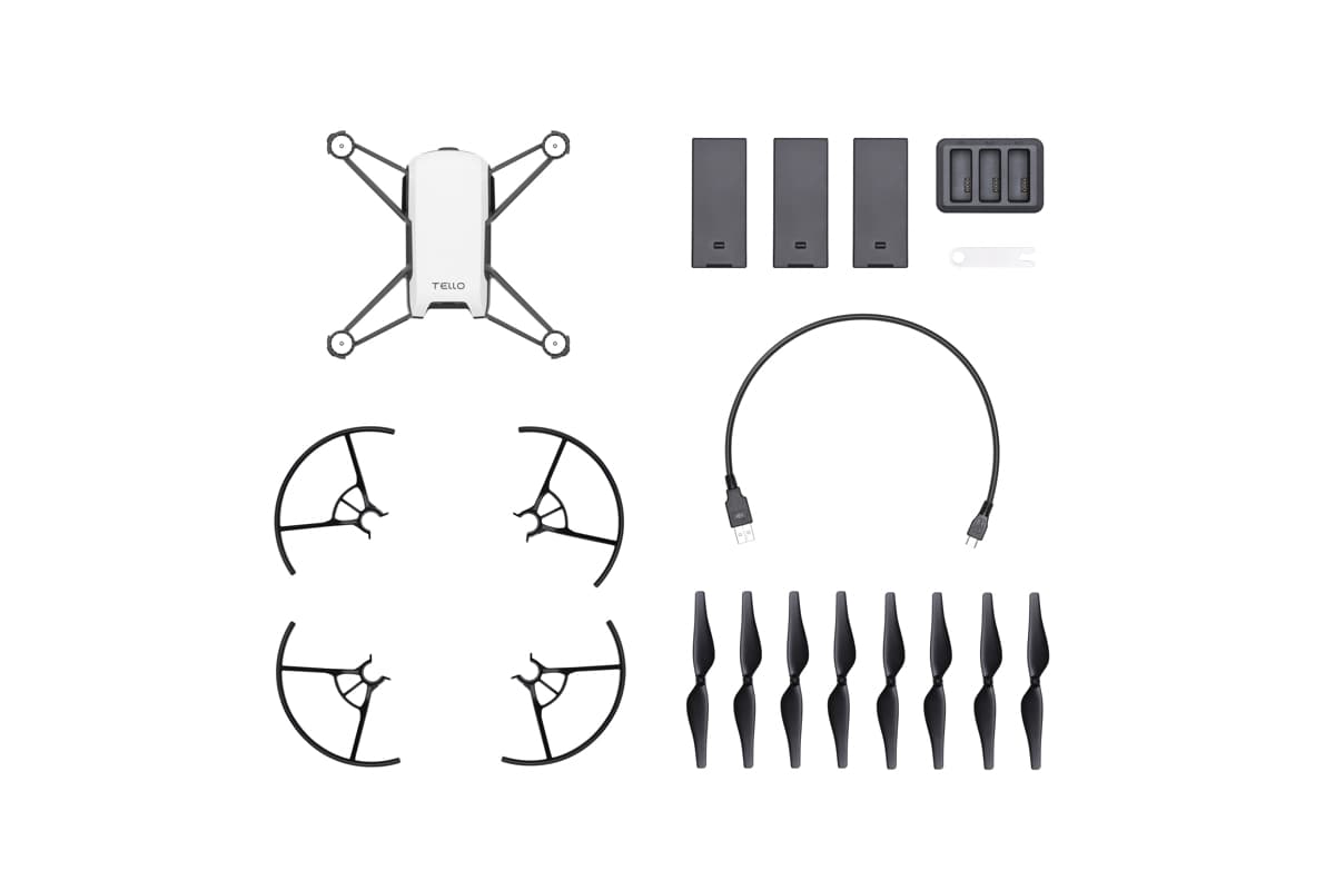 Kit Drona DJI Tello Boost Combo, HD720P30, 5MPTransm. L 100m/H 30m, auton. 13min, 80g "CP.TL.00000015.01" — miniatură