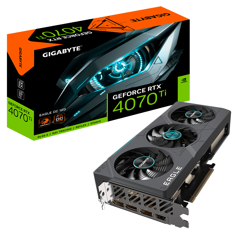 GB GEFORCE RTX 4070 TI EAGLE OC 12G REV2 "N407TEAGLE OC-12G2"