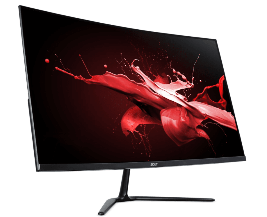 Acer Nitro ED320QR S, 31.5 inch, 1920 x 1080, VA, 5 ms, 165 Hz, 300 lm, 4000:1, HDMI, DP, FreeSync, curbat 1800R, Negru "UM.JE0EE.S01" — miniatură