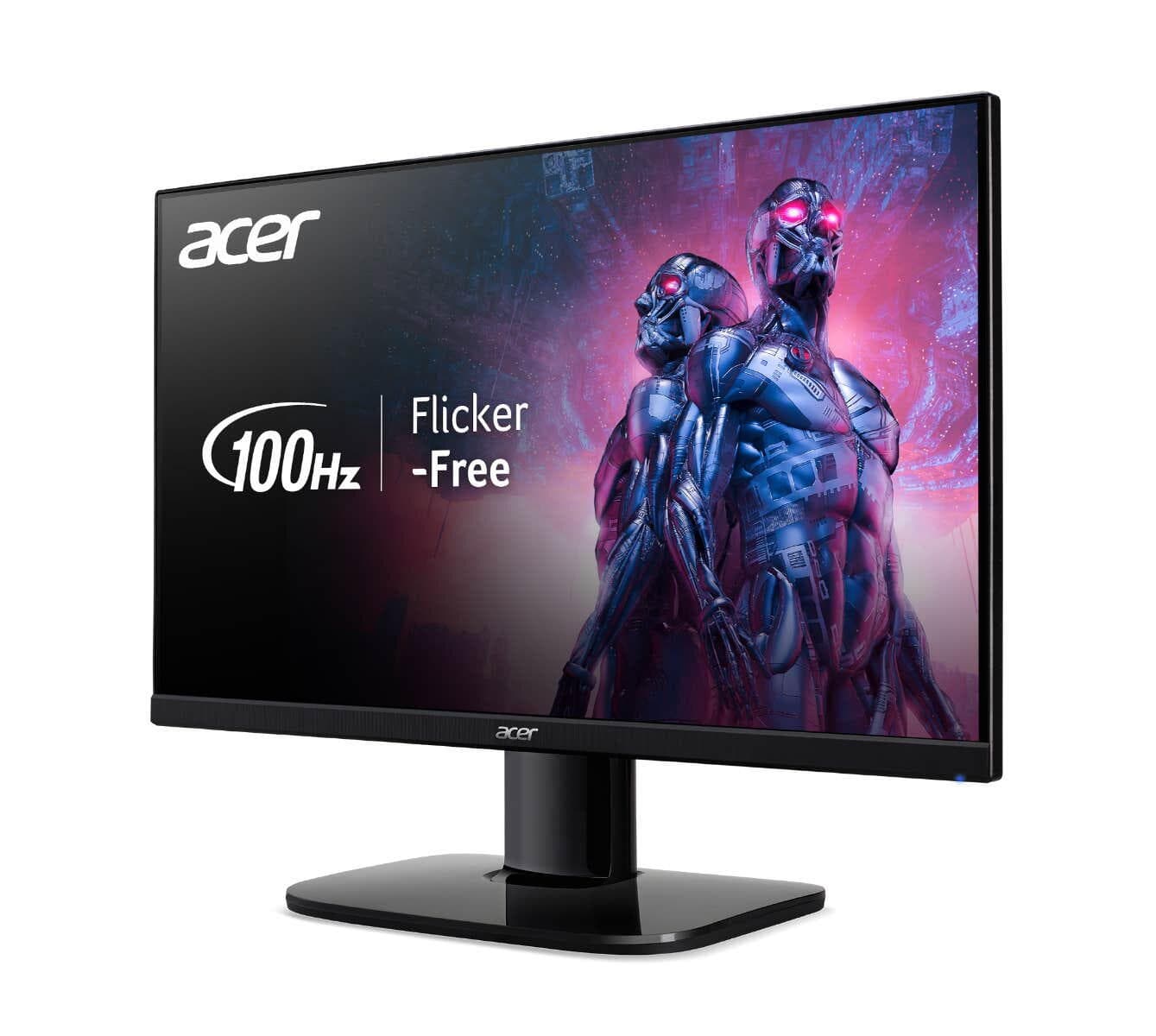 Acer KA220Q H, 21.5 inch, 1920 x 1080, VA, 4 ms, 100 Hz, 250 lm, 3000:1, HDMI, VGA, DVI, Negru "UM.WX0EE.H02" — miniatură