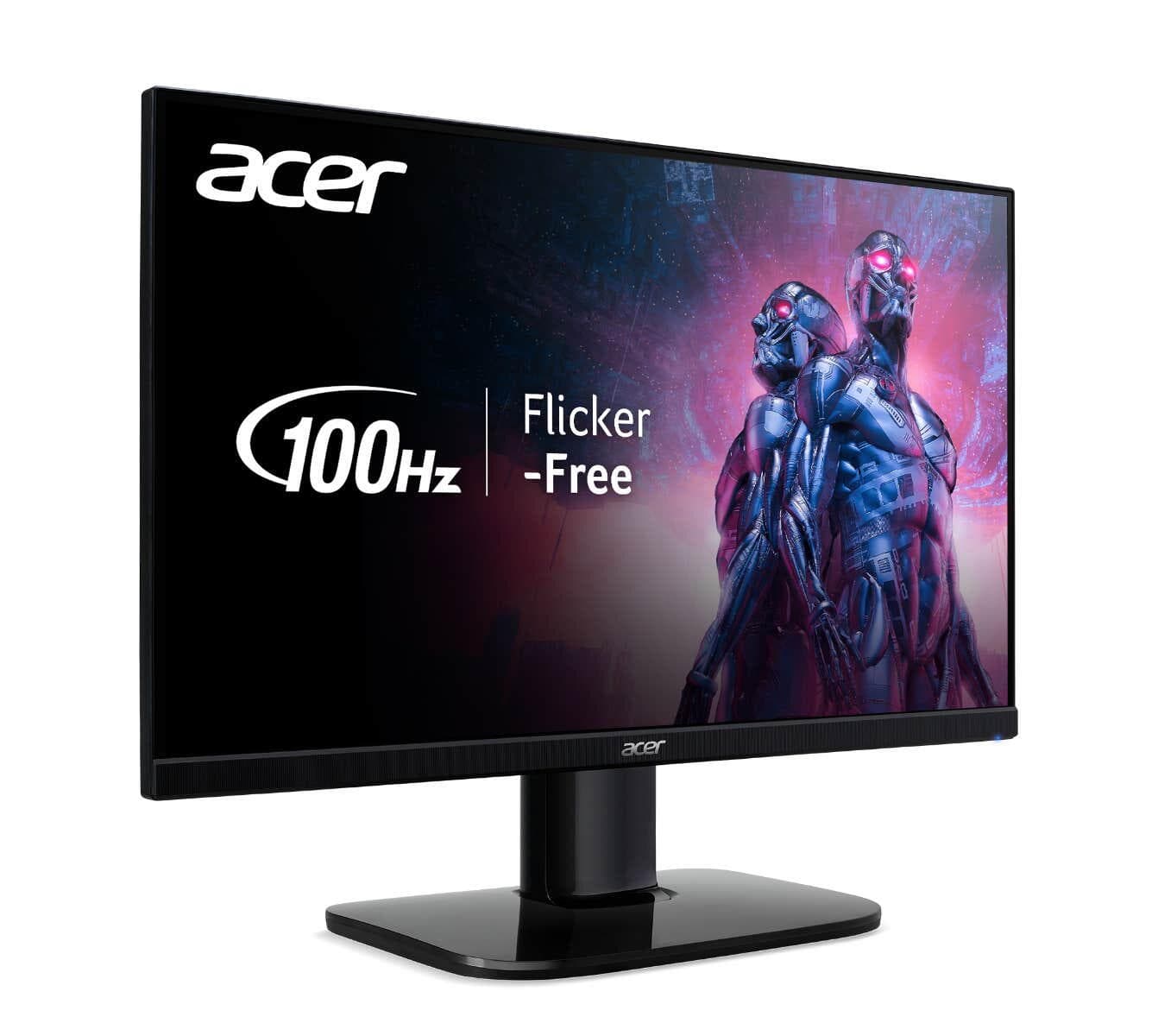 Acer KA220Q H, 21.5 inch, 1920 x 1080, VA, 4 ms, 100 Hz, 250 lm, 3000:1, HDMI, VGA, DVI, Negru "UM.WX0EE.H02" — miniatură