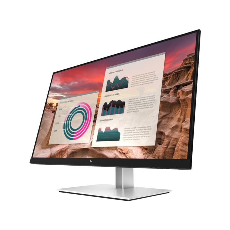 HP E27u G4 27inch IPS QHD 16:9 1000:1 250cd/m2 5ms HDMI DP USB-C USB hub, "189T3AA#ABB" — miniatură