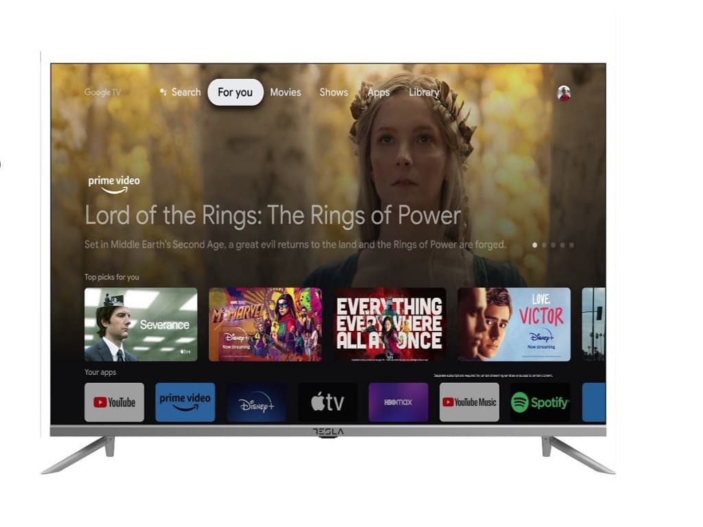 Tesla Google TV DLED 32S635SHS, 81 cm, HD, silverDVB-T2/C/S2, 250 cd/m, CI+, VESA 200x200mm "32S635SHS" — miniatură