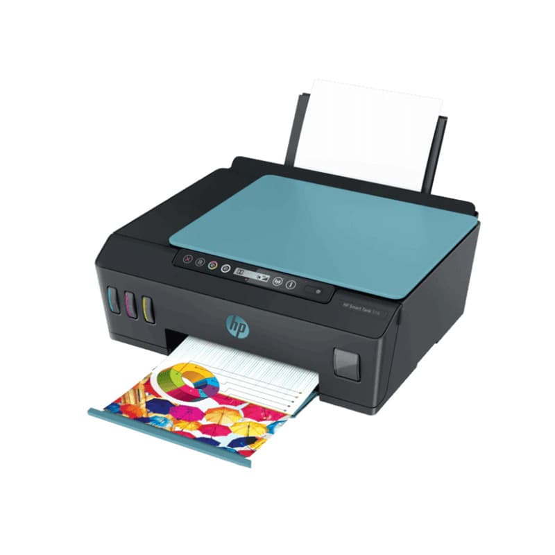 Multifunctional Inkjet CISS Color HP Smart Tank 516 Wireless AiO,A4,Functii:Impr|Scan|Cop,Vit Print Mono:11 ppm,Vit Print color:5 ppm,Conectiv:USB|WiFi|BTH,Duplex:Nu,ADF:Nu "3YW70A" — miniatură
