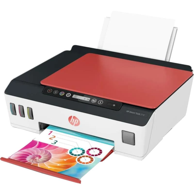 Multifunctional Inkjet CISS Color HP Smart Tank 519 AiO, A4, Functii:Impr|Scan|Cop,Viteza Print Mono:11 ppm,Viteza Print color:5 ppm,Conectiv:USB|WiFi|BTH,Duplex:Nu,ADF:Nu "3YW73A" — miniatură