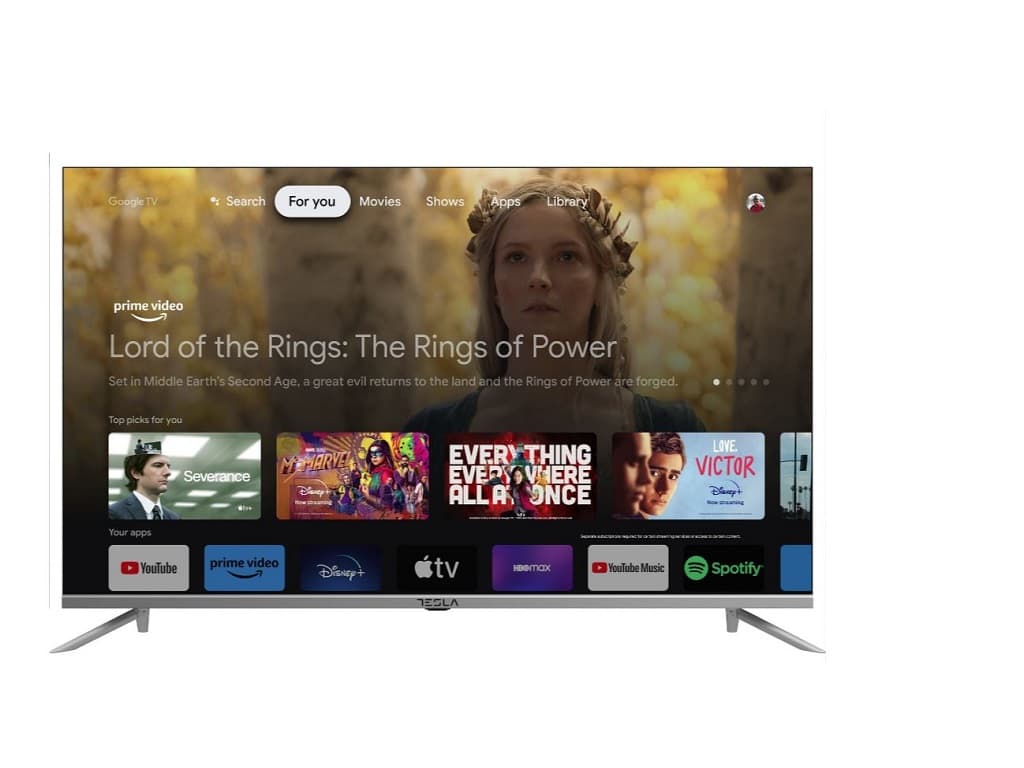 Tesla Google TV DLED 40S635SFS, 101 cm, FHD, slvr.DVB-T2/C/S2, 280 cd/m, CI+, VESA 200x200mm "40S635SFS"