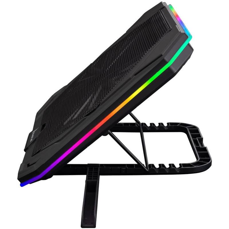 STAND NOTEBOOK VERBATIM BORA X1 17" RGB NEGRU "48844" — miniatură