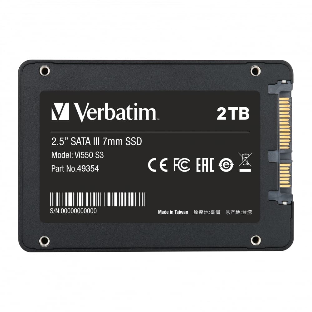 SSD Verbatim Vi550 S3 2TB 2.5" SATA III, 550MB/s "49354" — miniatură