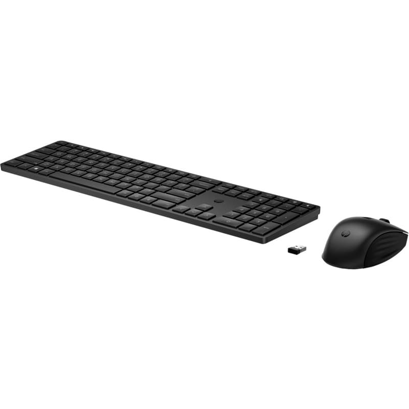HP 650 Wireless Keyboard and Mouse Combo Black EURO, "4R013AA#ABB"