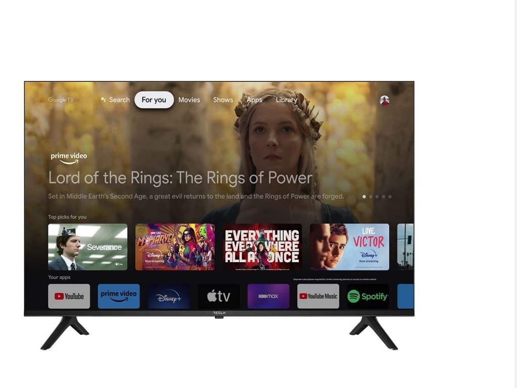 Tesla Google TV DLED 50S635BUS, 127 cm, UHD, blackDVB-T2/C/S2, 300 cd/m, CI+, VESA 200x200mm "50S635BUS"