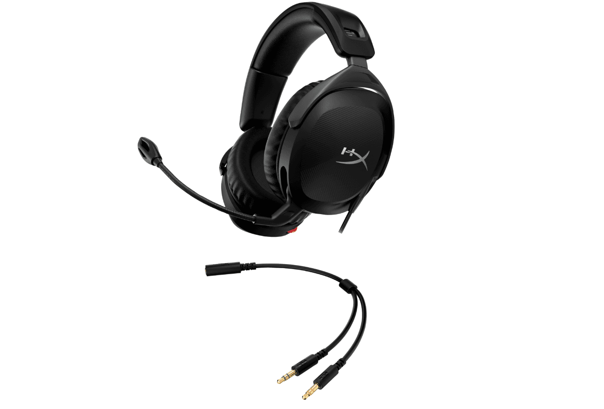 HP HYPERX HEADPHONES CLOUD STINGER 2 BK "519T1AA" — miniatură