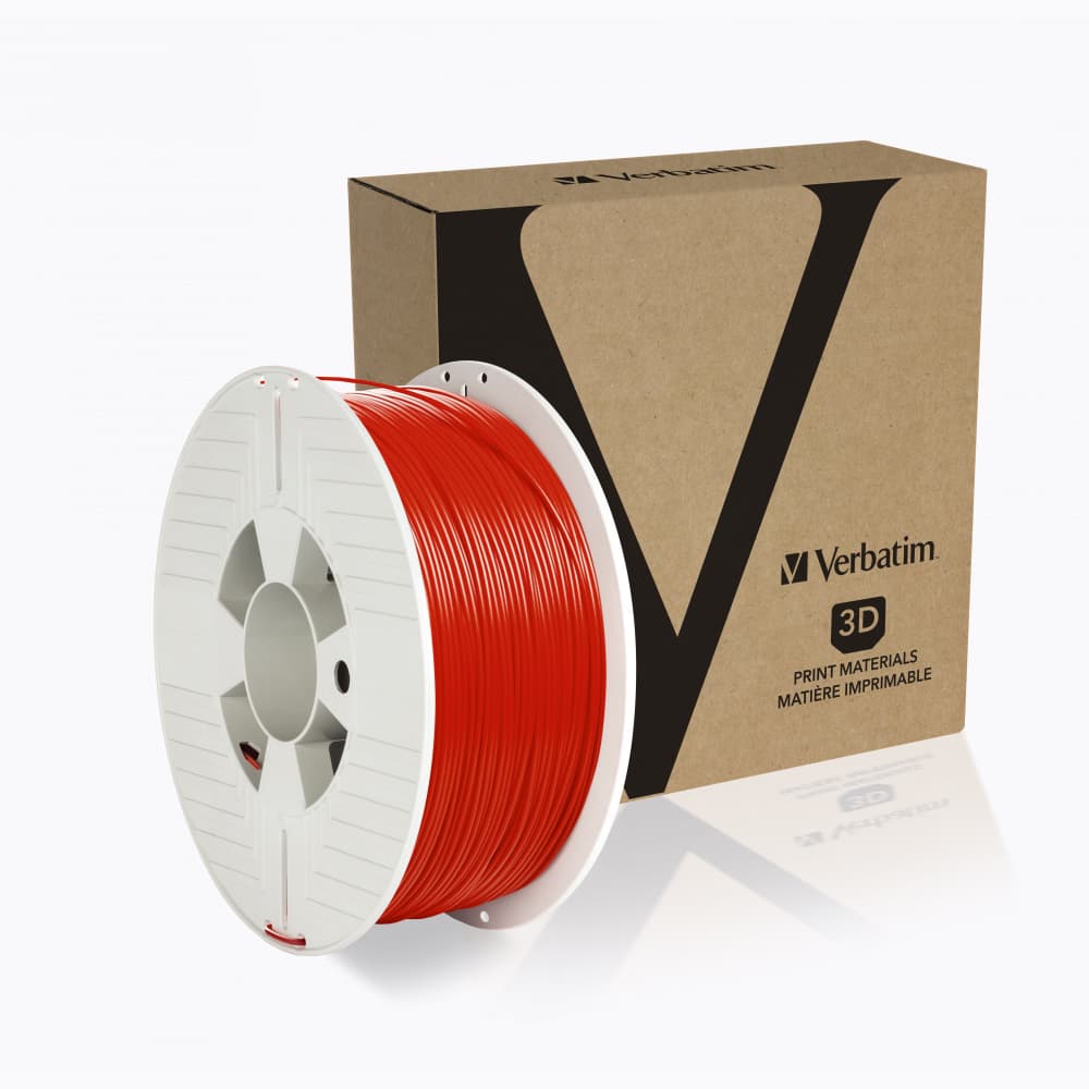 FILAMENT 3D PRINTER VERBATIM PET-G, 1.75MM, 1KG, ROSU "55053"