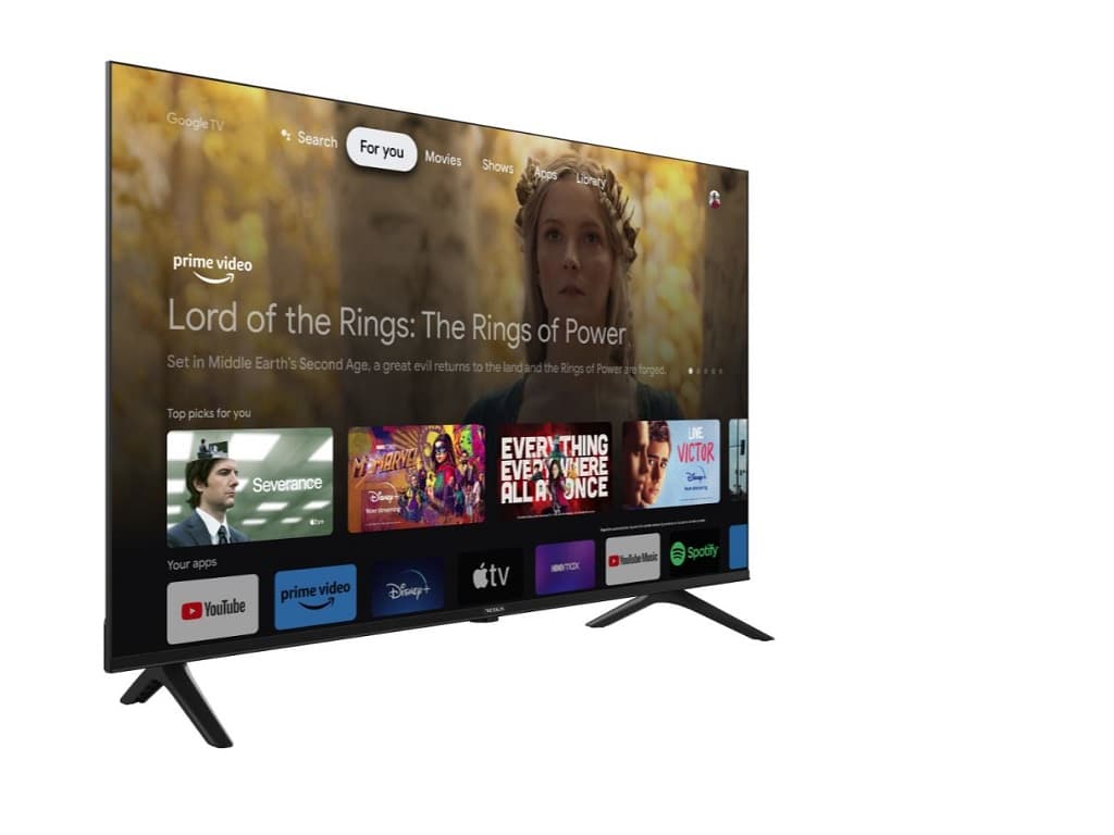 Tesla Google TV DLED 55S635BUS, 139 cm, UHD, blackDVB-T2/C/S2, 350 cd/m, CI+, VESA 200x200mm "55S635BUS" — miniatură