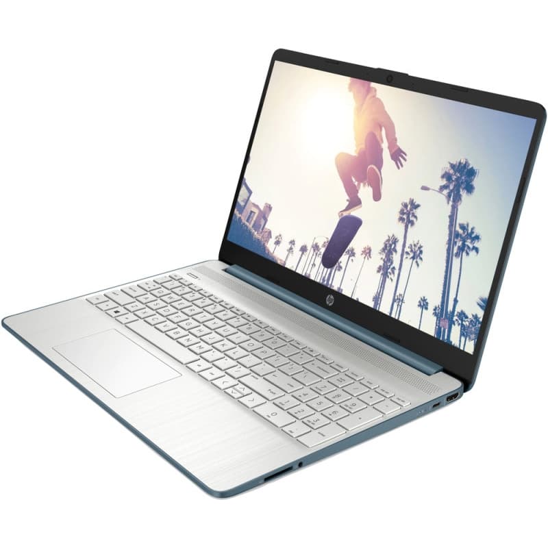 HP Laptop 15s-fq5025nq Intel Core i5-1235U 15.6inch FHD AG 16GB 512GB PCIe Intel Iris Xe FreeDOS 3.0 Spruce Blue "6M279EA#AKE" ( — miniatură